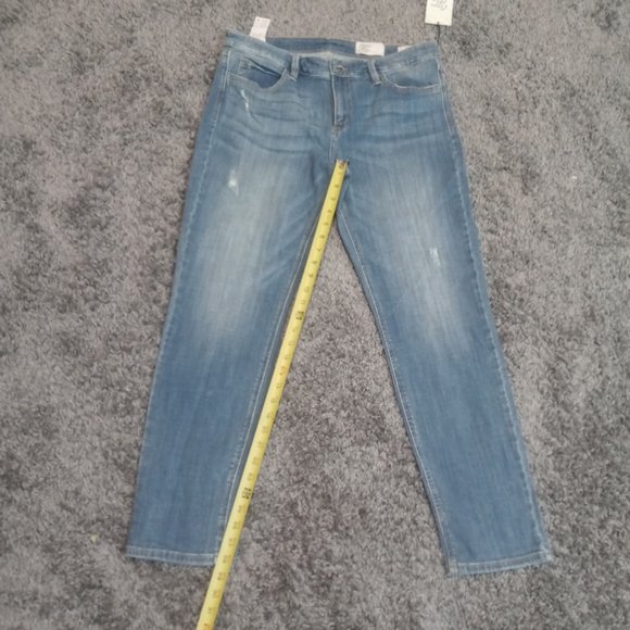 Cosmic Blue Love Jeans Womens Sz 32 Blue Denim Skinny Venus Mid Rise Relaxed Ski - Picture 5 of 12